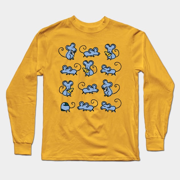 Mice Long Sleeve T-Shirt by iribertegui